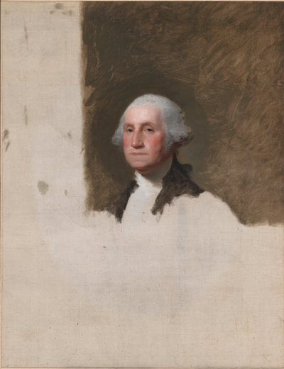 George Washington (The Athenaeum Portrait) by Gilbert Stuart